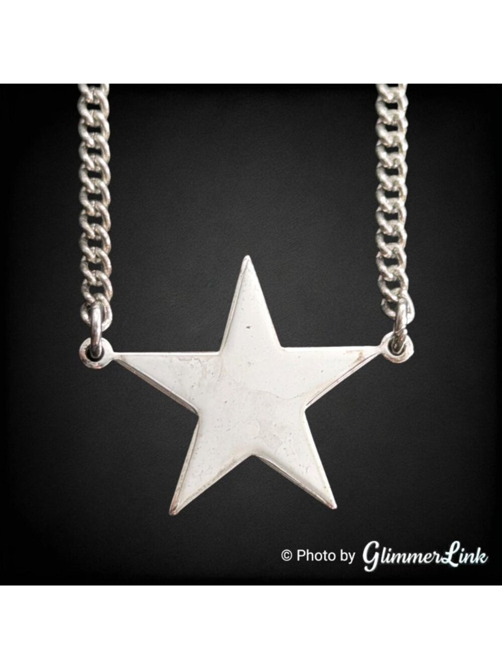 Vintage 1975 Avon Sunny Star Silver Tone Adjustable Necklace 16 Inch